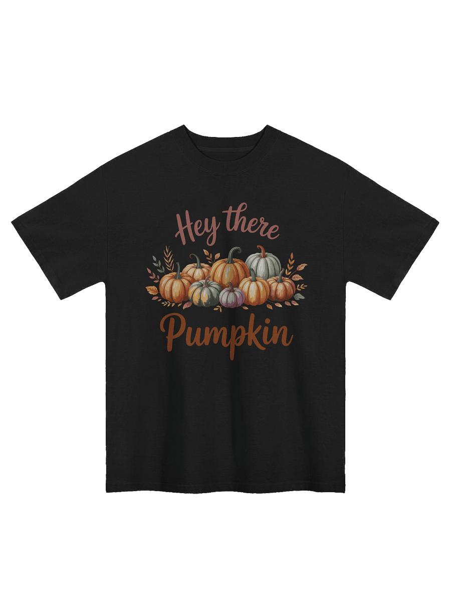 Hey There, Pumpkin! Festive Oversized T-Shirt product image (3)