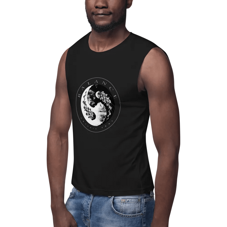Yin-Yang Jellyfish Harmony Muscle Tank product image (8)