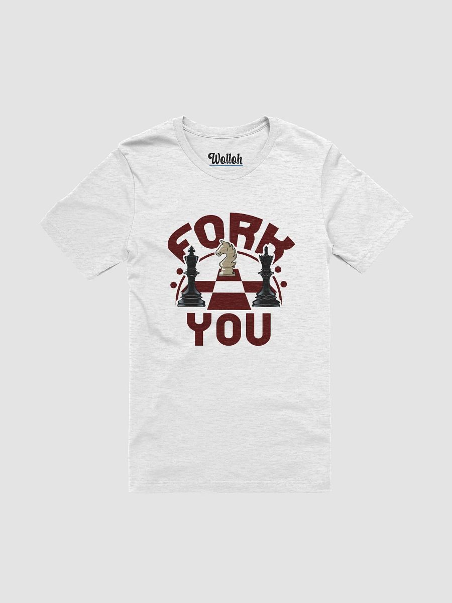 Fork You: A Punny Chess T-Shirt for Enthusiasts product image (1)