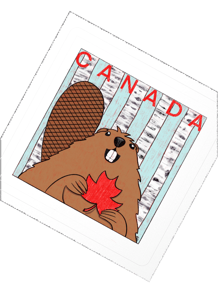 Canada Beaver Sticker product image (2)