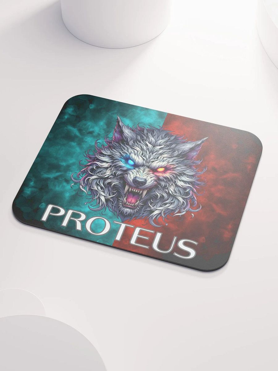 Fierce Glow Wolf Classic Mouse Pad product image (3)