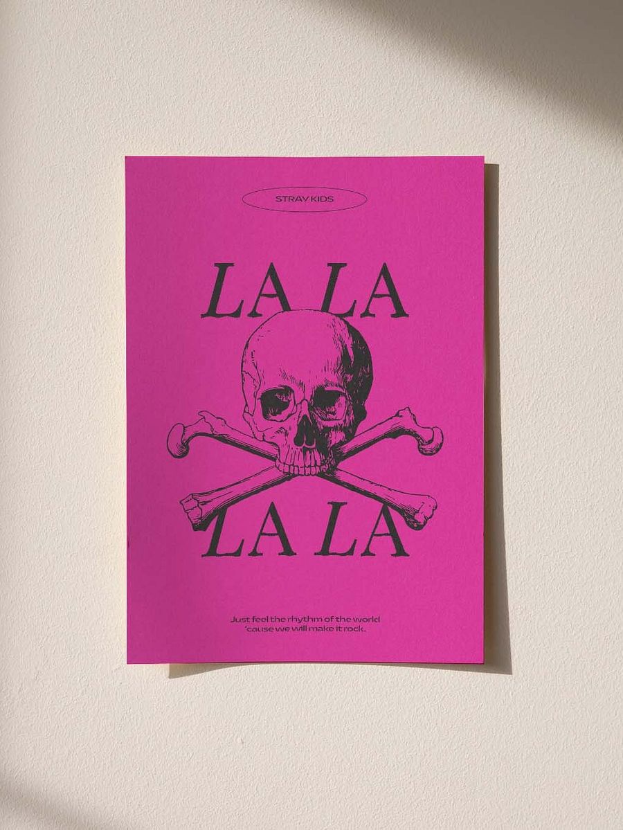 LA LA LA LA - Stray Kids KPOP Digital Printable Wall Art Poster (A1 SIZE) - Instant Download product image (2)