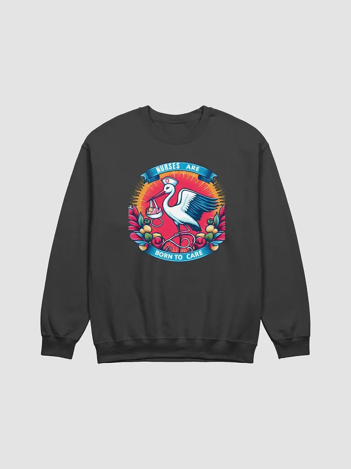 Stethoscope Stolk: Nurse's Care Stork Crewneck Sweatshirt product image (7)