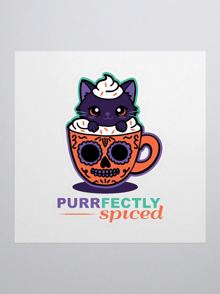 Purrfectly Spiced Sticker product image (1)