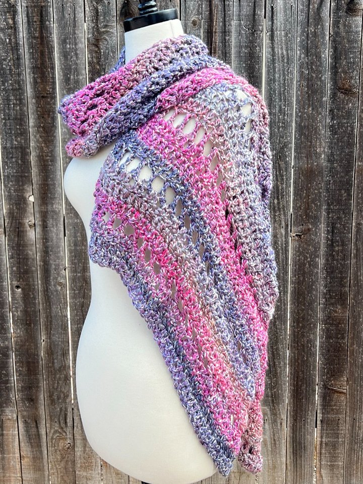 Amethyst Scarf/Shawl Crochet Pattern product image (1)
