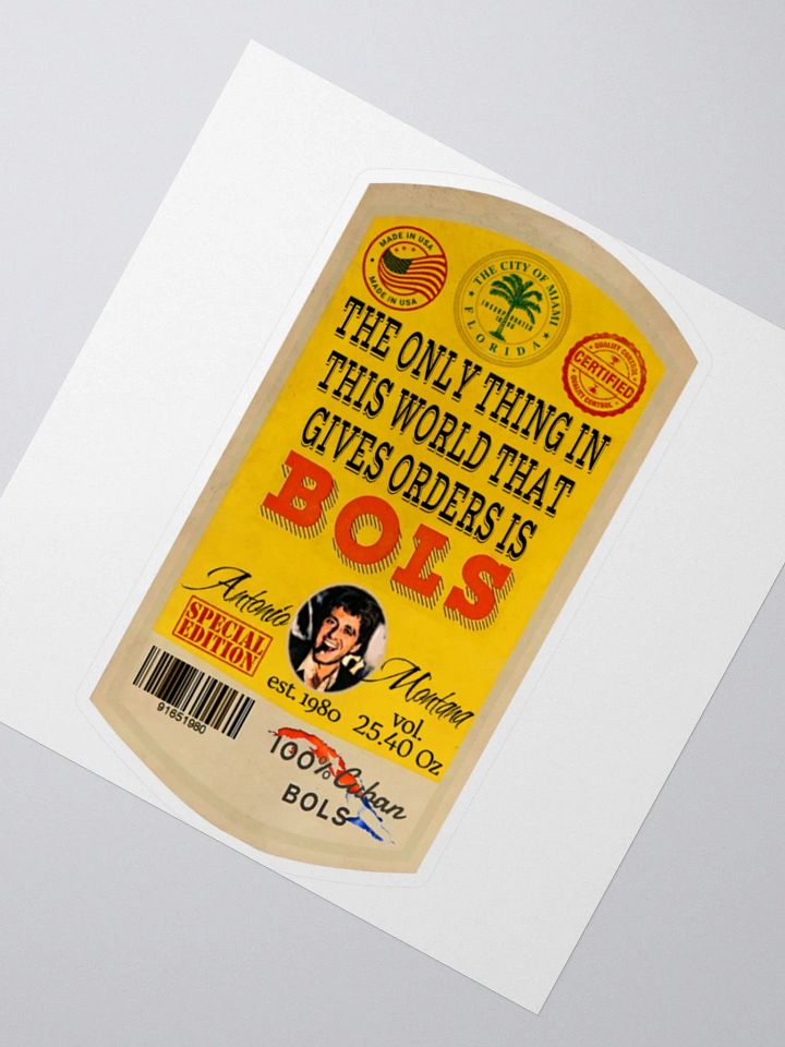 Antonio Montana's BOLS Gin Kiss Cut Stickers product image (2)