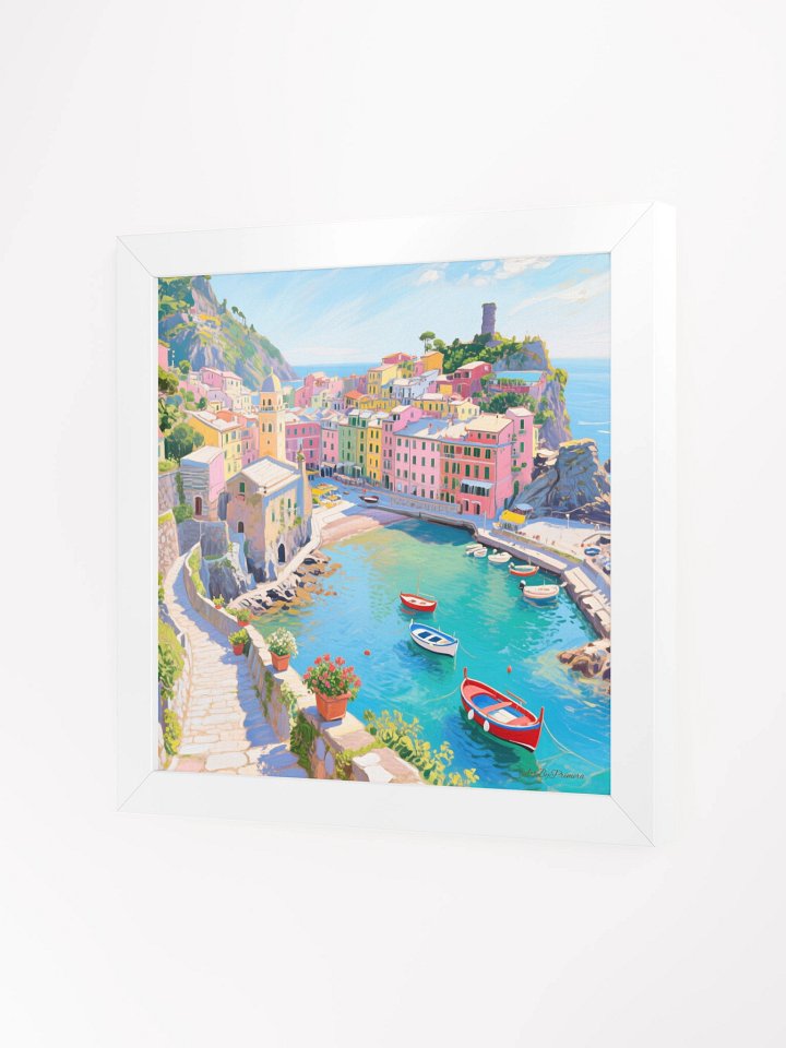 Vernazza Port View - Framed Poster product image (9)