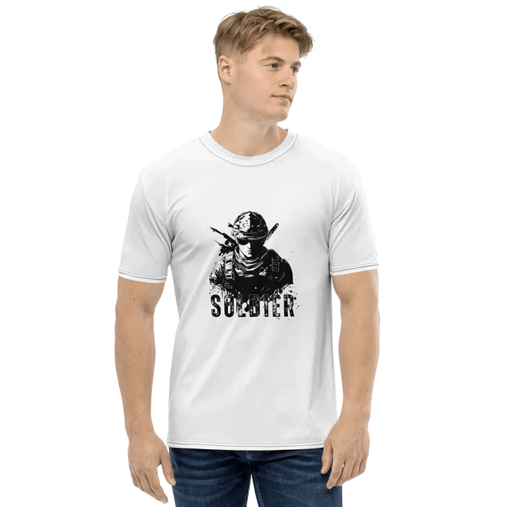 soldier print t-shirt product image (1)