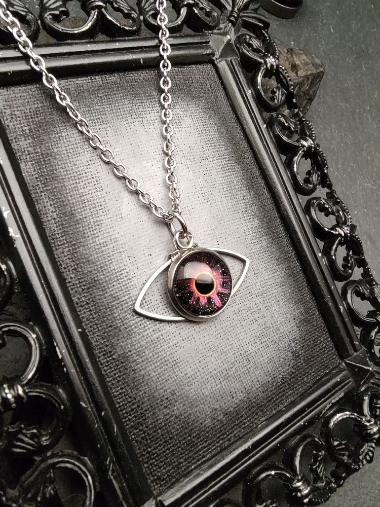 Eye Painted Amulet - Nebula Wisp product image (3)