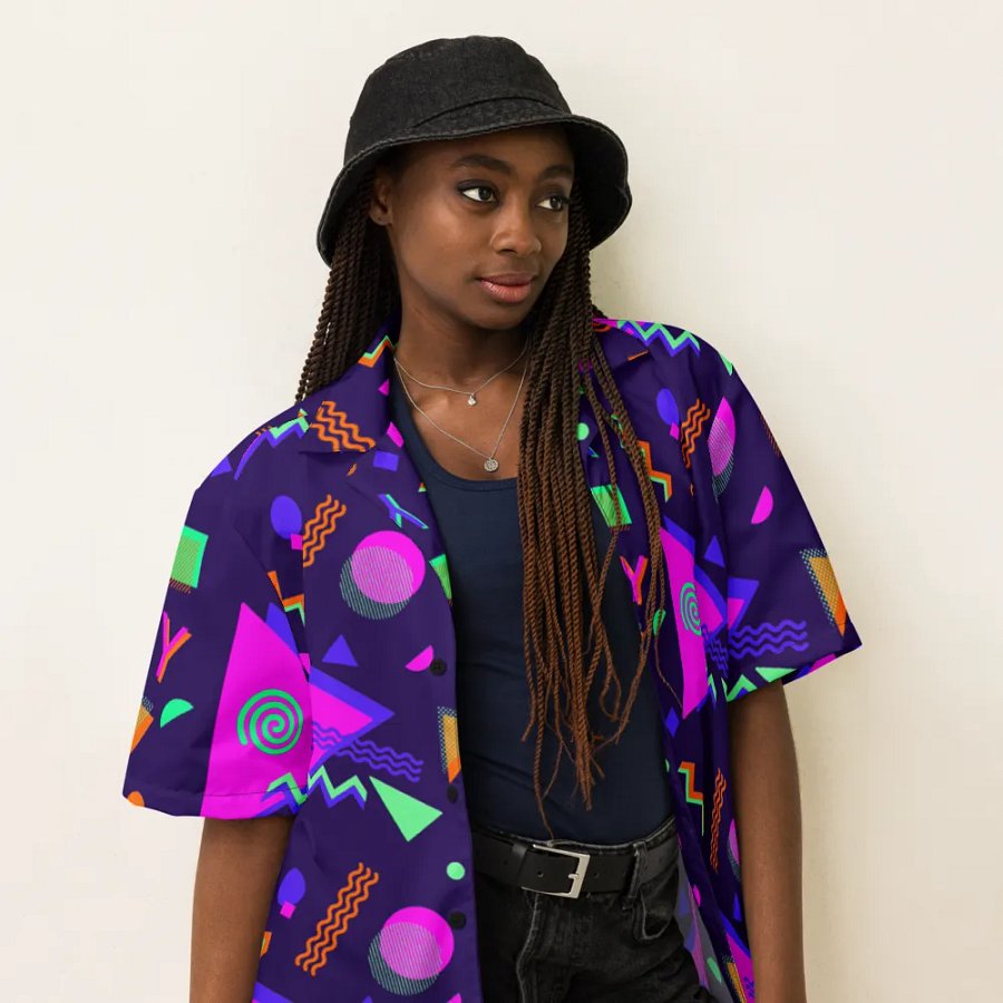 Arcade Dreams Short Sleeve Hawaiian Button up product image (6)