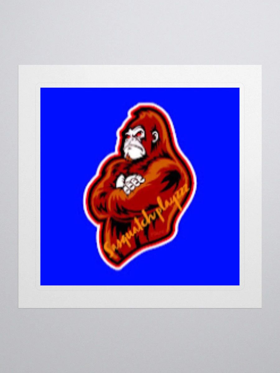 Old Sasquatch Playzzz Offical Logo Sticker! product image (1)