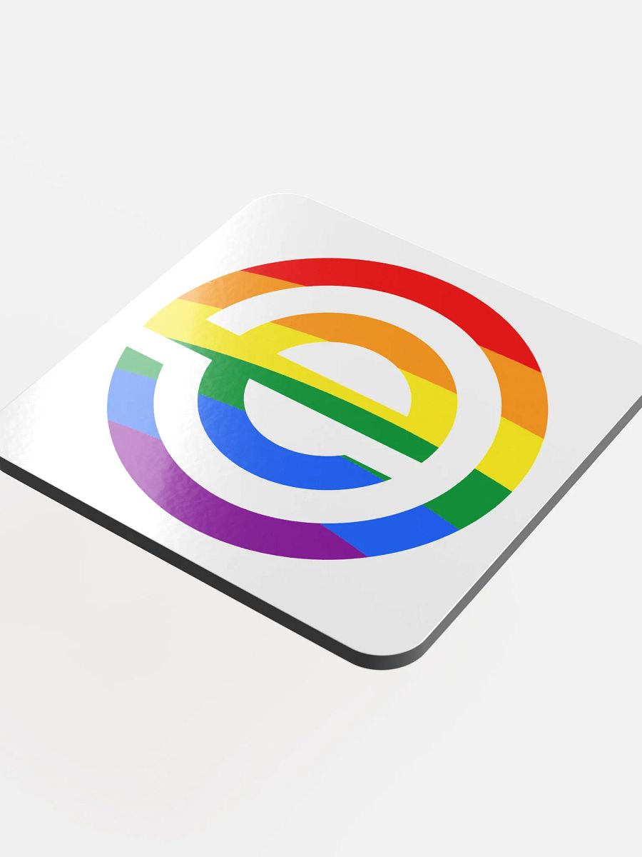 Ecamm Pride Coaster – Sip with Pride, Stream with Purpose product image (4)