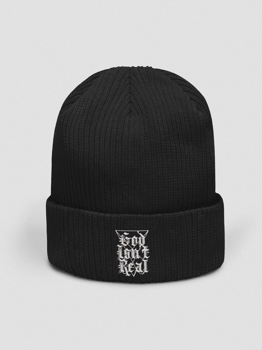 GOD ISN'T REAL BEANIE product image (1)