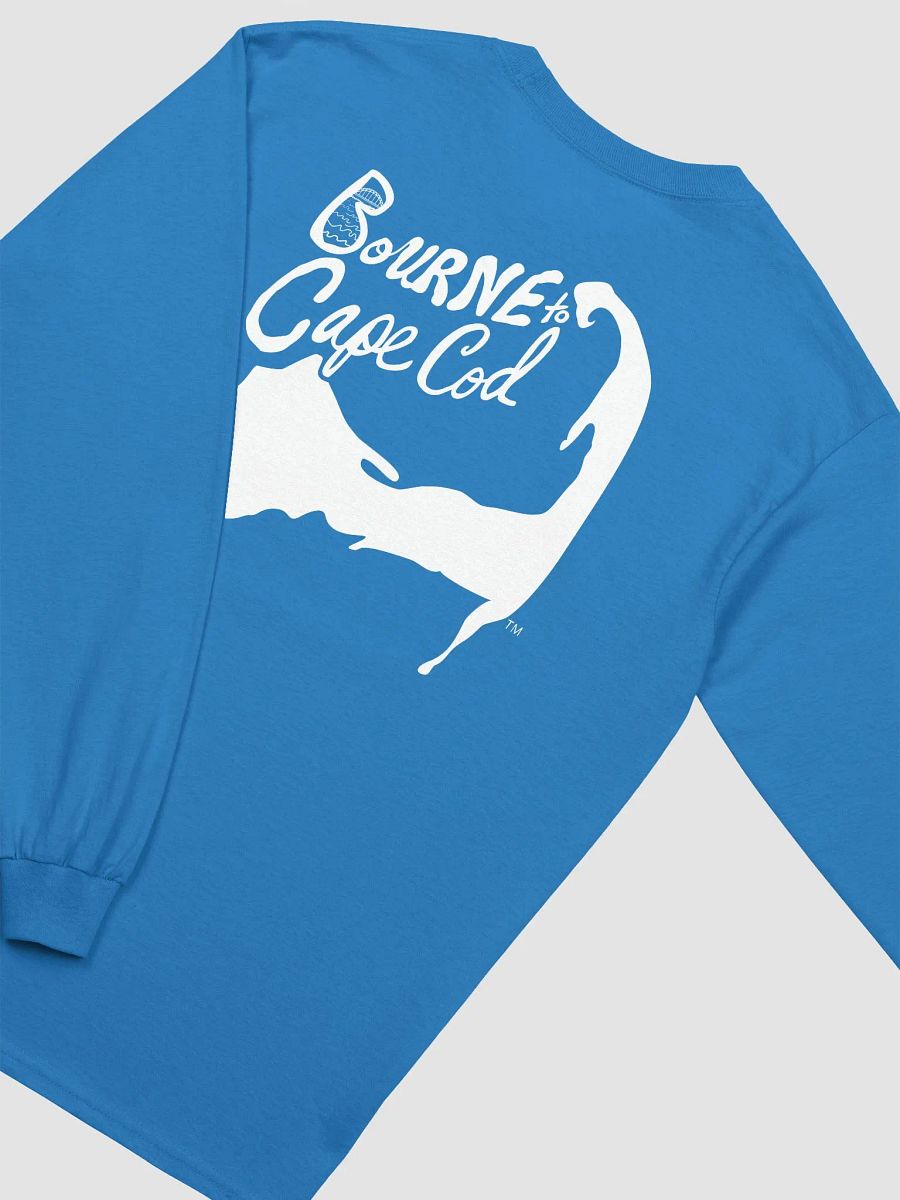 Women's | BOURNE to Cape Cod™ | Ultra Cotton Long Sleeve T-Shirt by Gildan | White Logo on Multiple Colors product image (4)