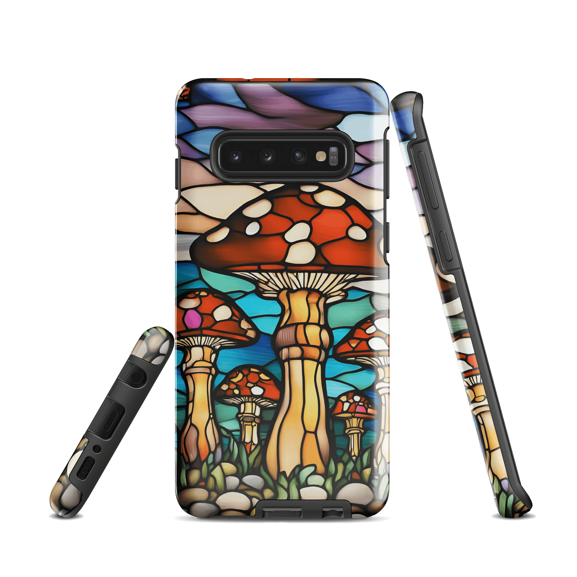 Stained glass Psychedelic shroom Tough Case product image (1)