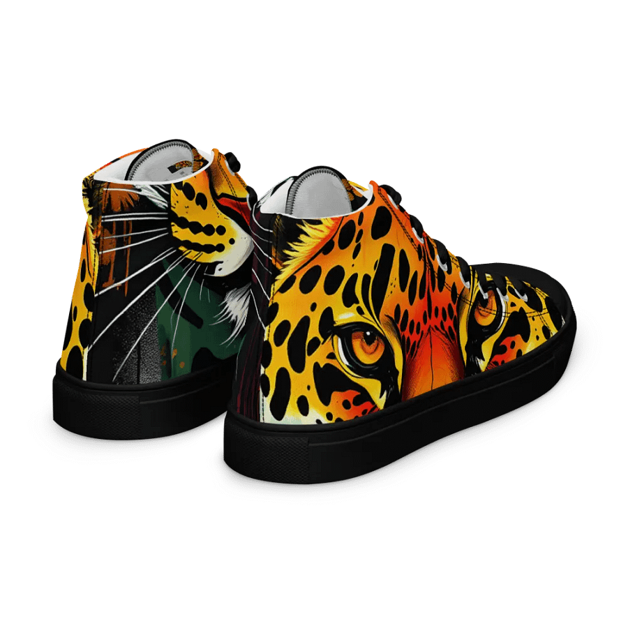 men's retro Leopard canvas High Tops product image (7)