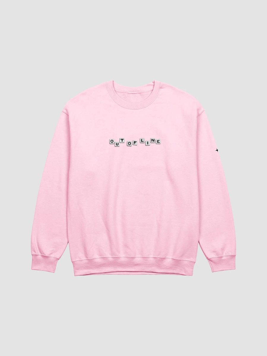 Crewneck with tattoo (pink/grey) product image (1)