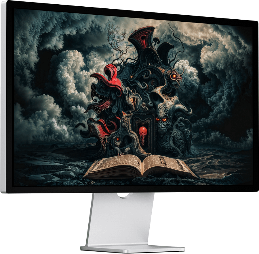 Tome of Nightmares Desktop Wallpaper product image (2)