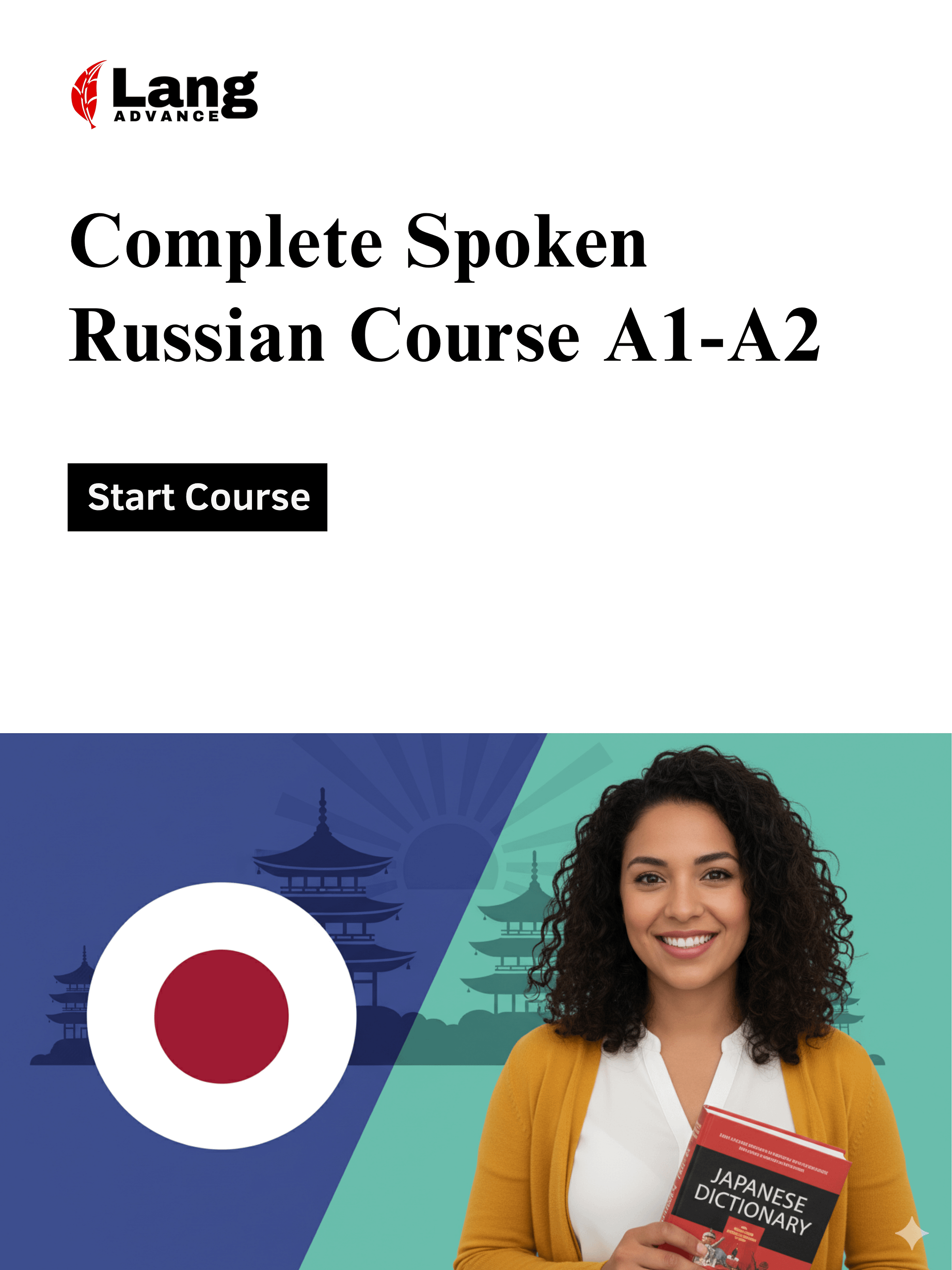 Complete Spoken Russian Language Course For Beginners A1-A2 product image (1)