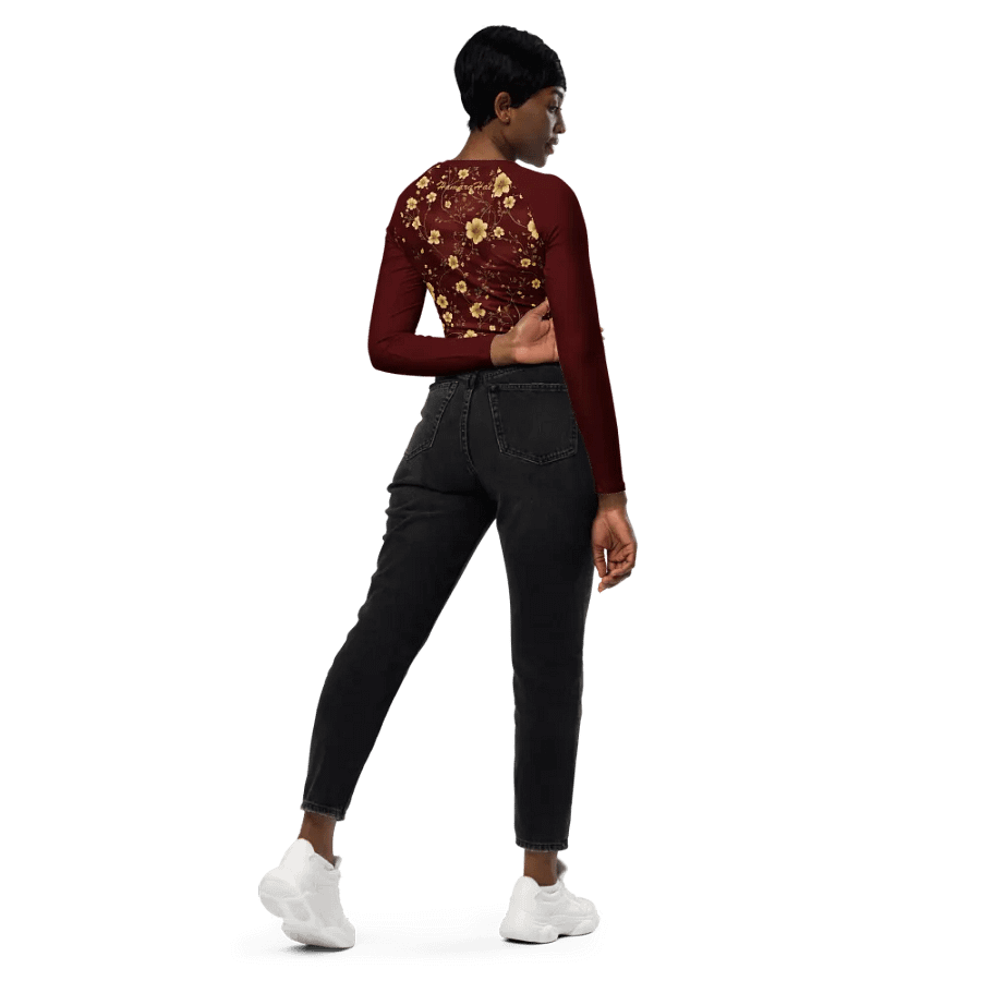 Agni - Crop Top Long Sleeve - Red product image (6)