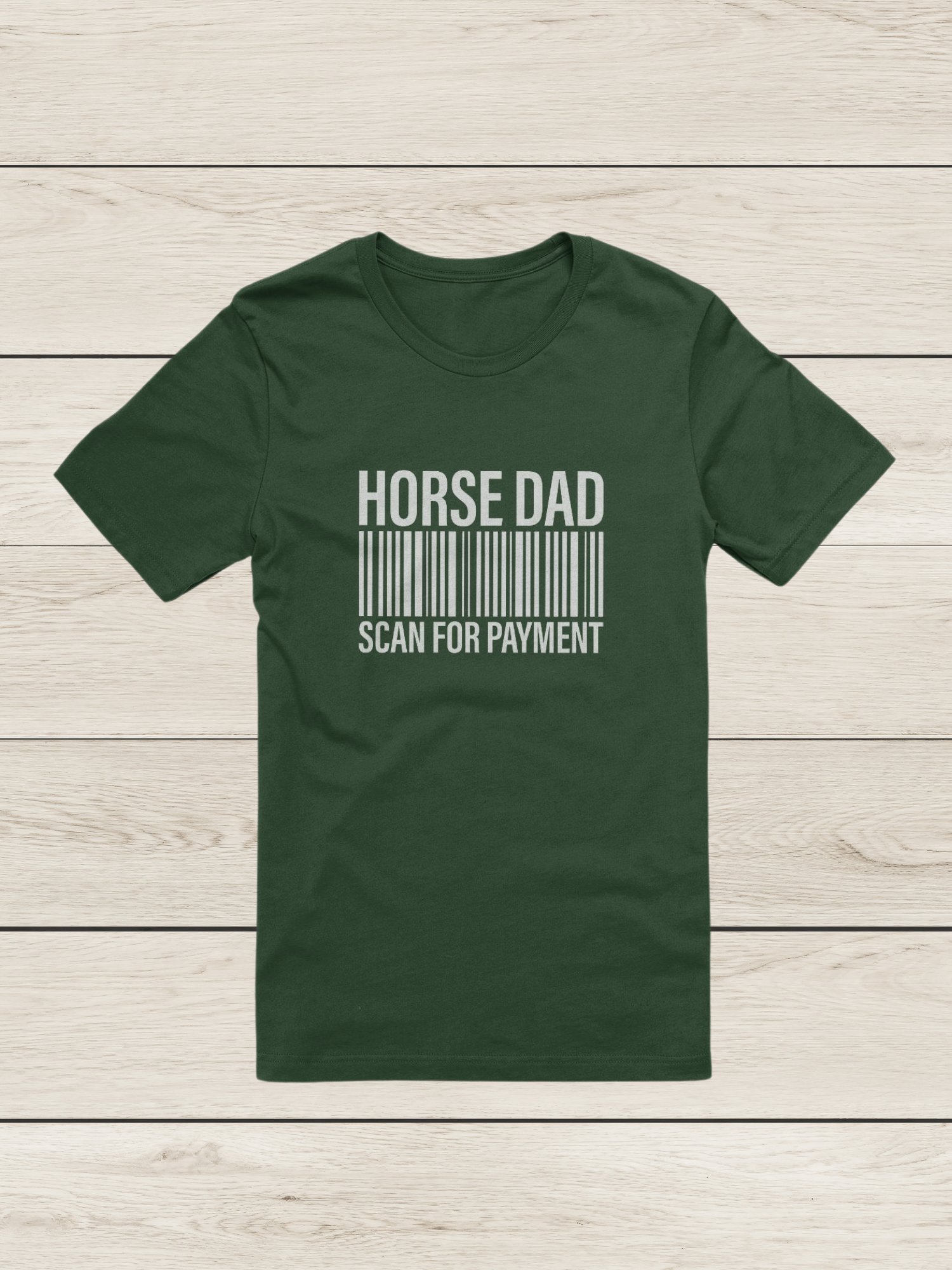 "Horse dad-scan for payment" t-shirt product image (9)