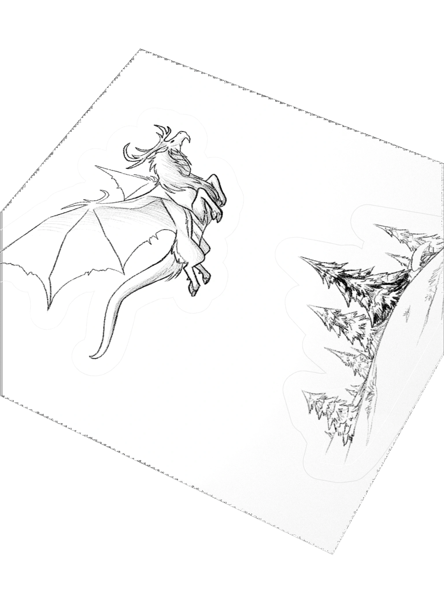 Caribou Dragon Sticker Set product image (3)
