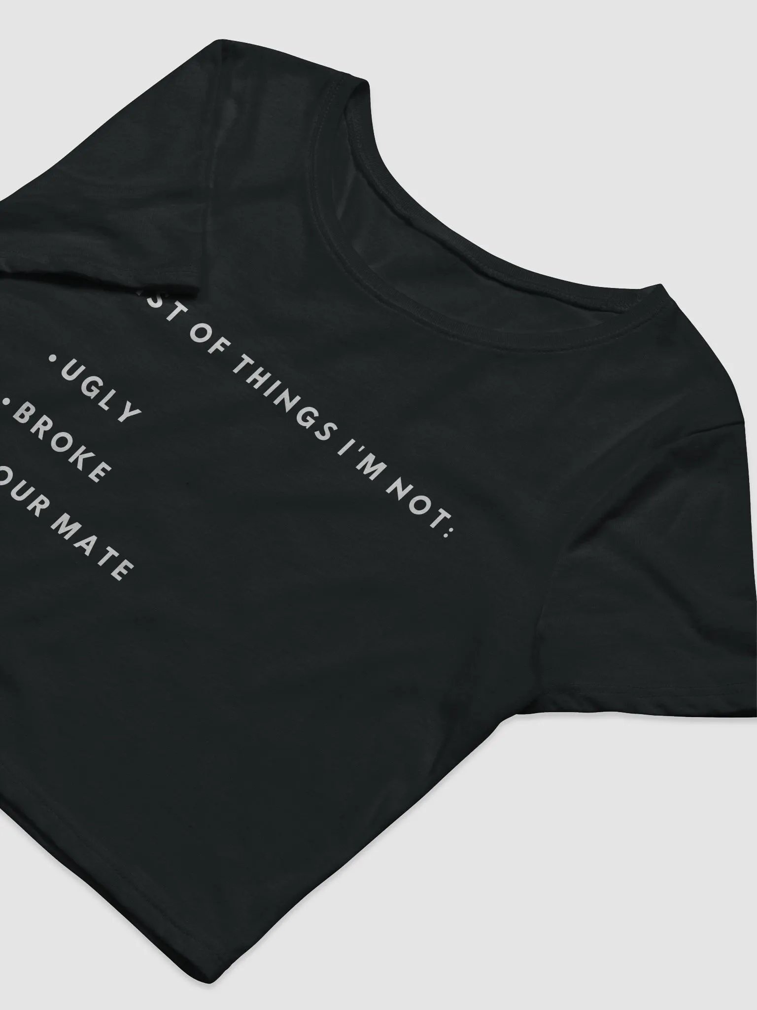 Not Your Mate Crop Tee product image (4)
