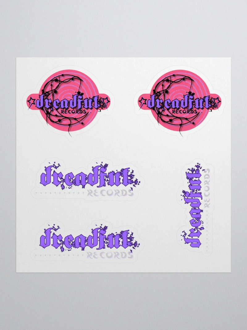 Dreadful Records logo stickers