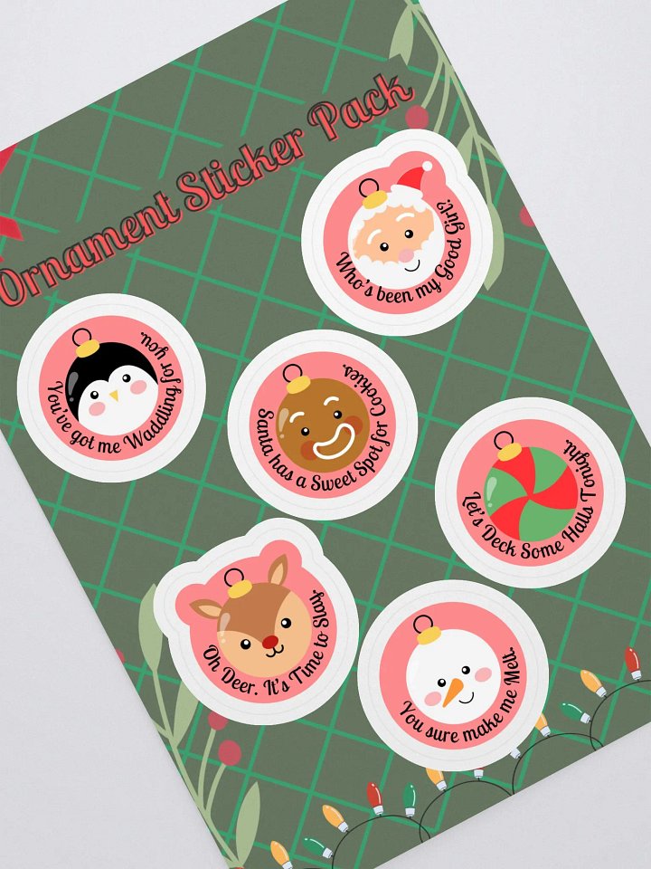 Winter Ornament Sticker Set product image (1)