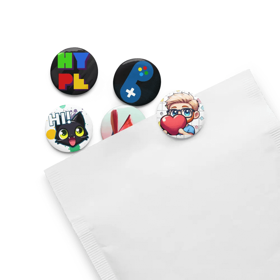 Twitch Emote Pin Buttons Set product image (6)