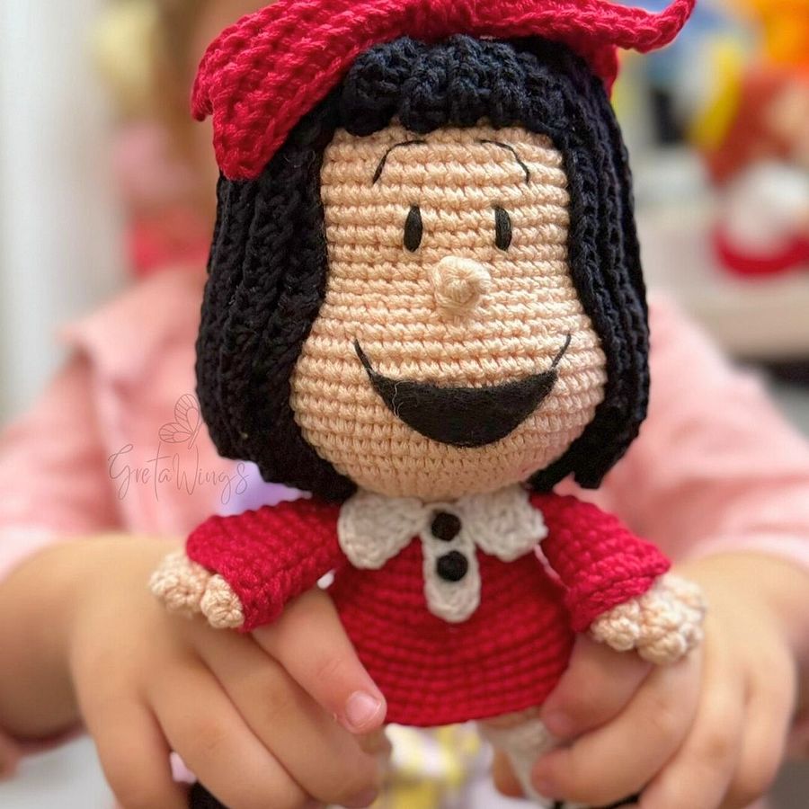 Your Crocheted Mafalda! An Amigurumi Pattern You'll Love. (Digital Download) product image (6)
