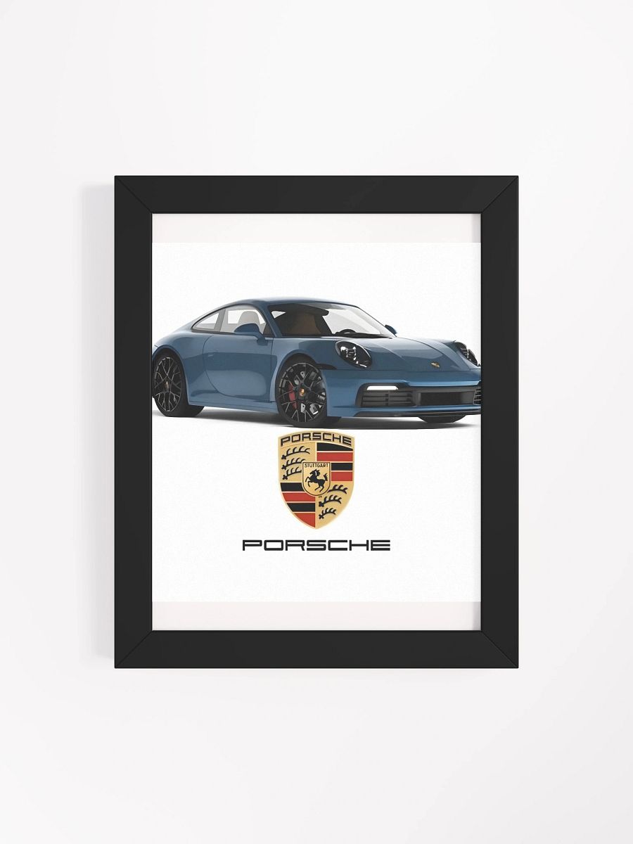 Wall Art Framed High-Quality Matte Poster (in) Porsche 911 Carrera S product image (4)