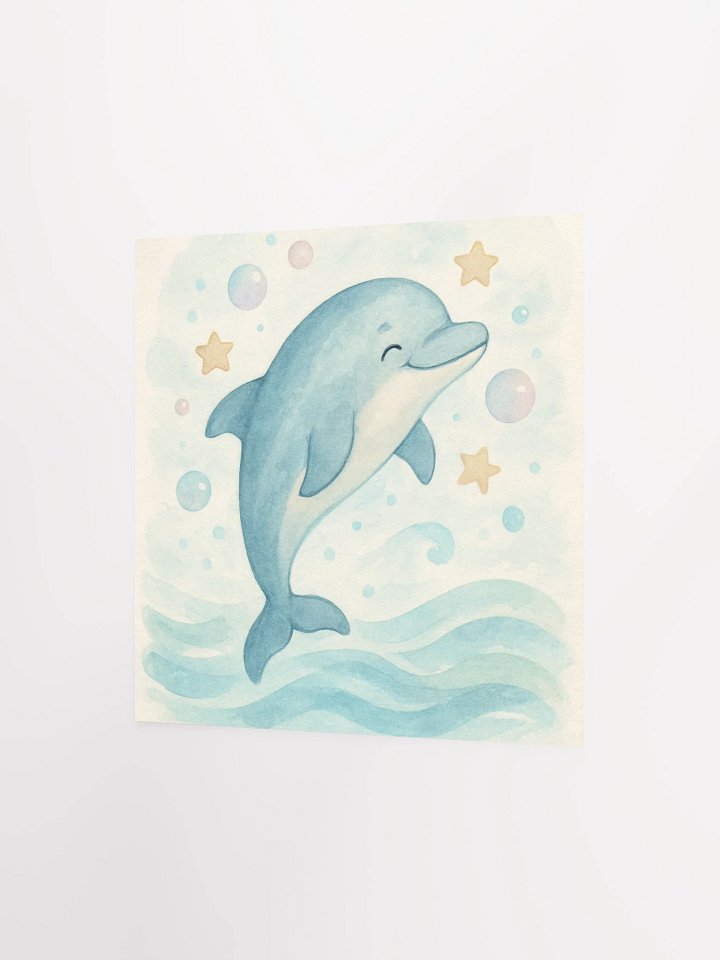 Gentle Baby Bison Vibrant Matte Poster Print product image (7)