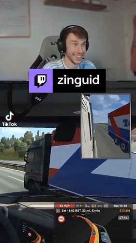 There can only be one Courier 😈 #zinguid #ETS2 #costream