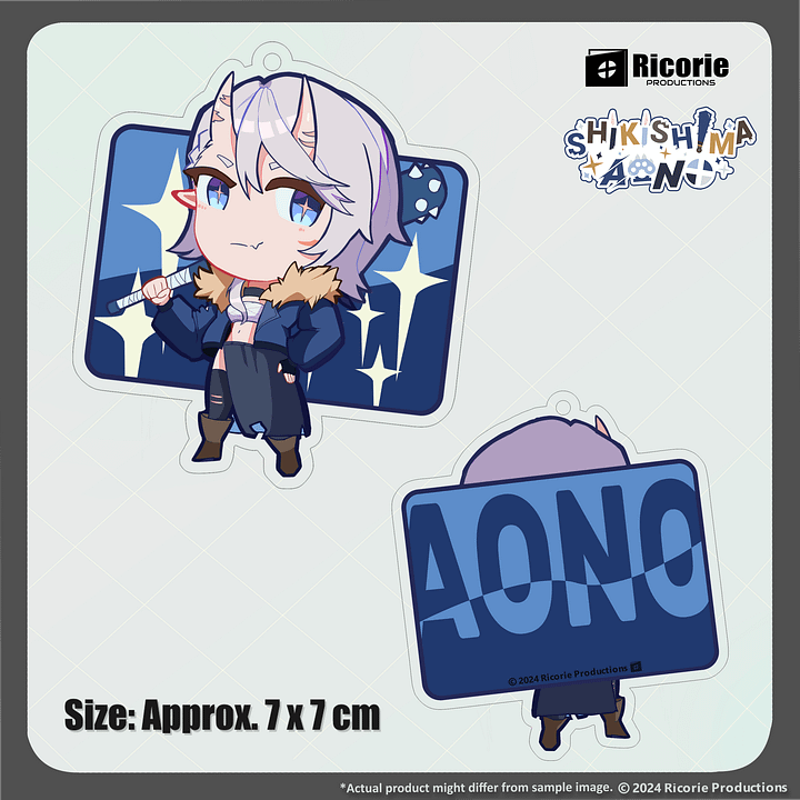 Shikishima Aono 1st Edition Keychain product image (1)