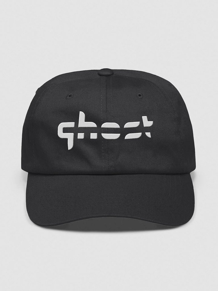 Ghost black dad hat product image (1)