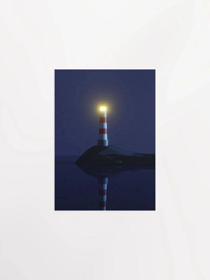 LowPloy Lighthouse Poster product image (2)