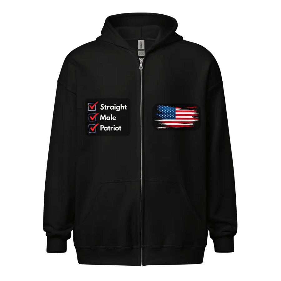 Zip Hoodie: Male Checklist product image (2)