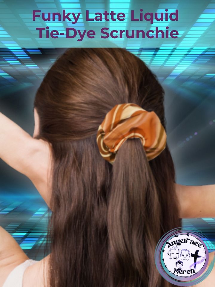 Funky Latte Liquid Tie-Dye Scrunchie product image (1)