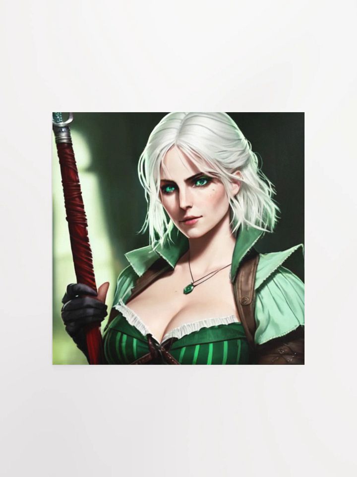 Enchanting Green-Eyed Sorcerer Poster product image (2)