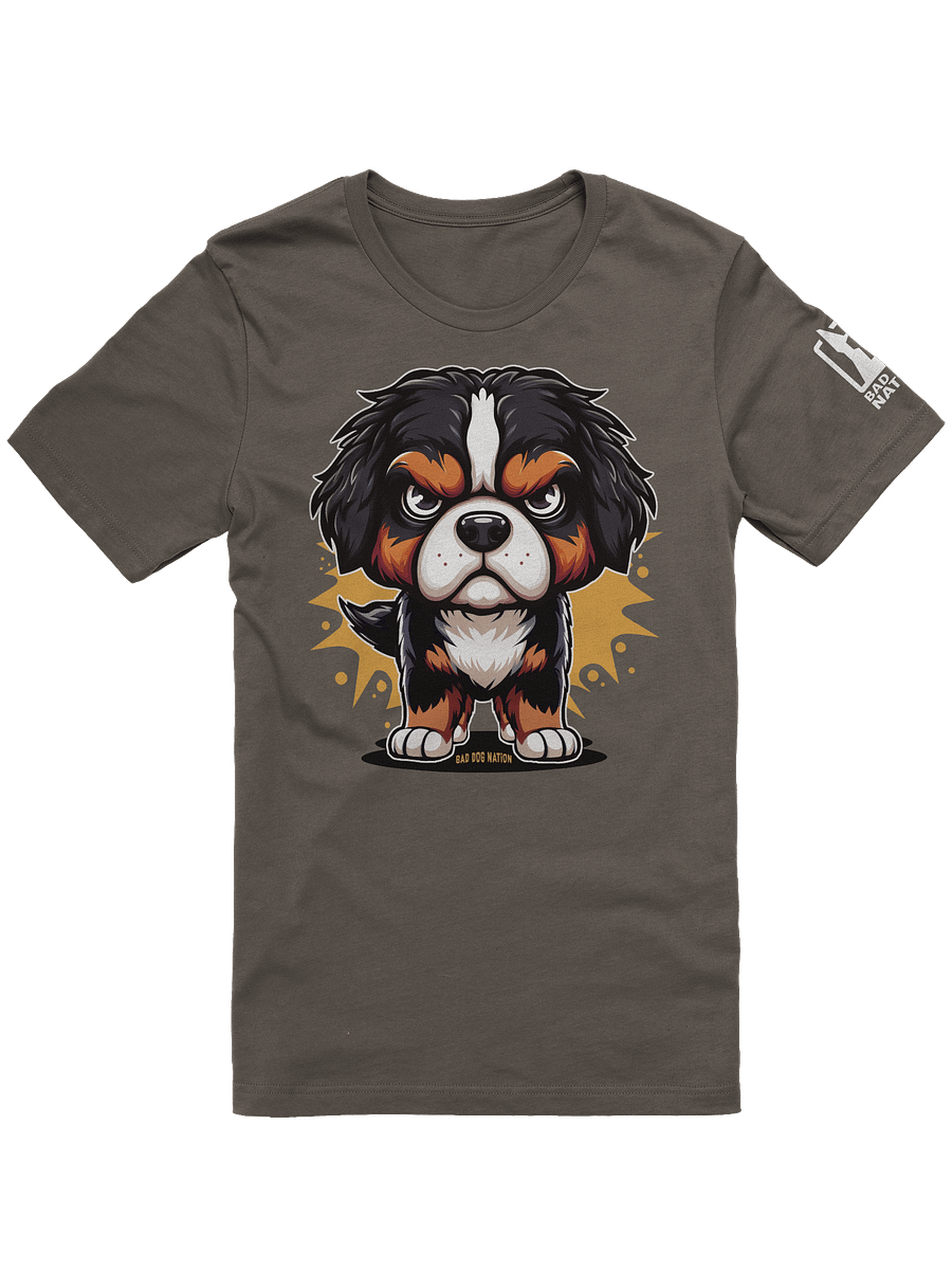 Bernese Mountain Dog Angry Pup - Premium Unisex T-shirt product image (2)