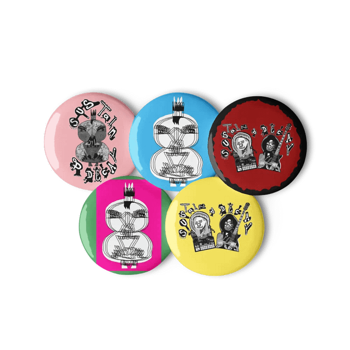 Sustain & Decay Set of Pin Buttons product image (2)