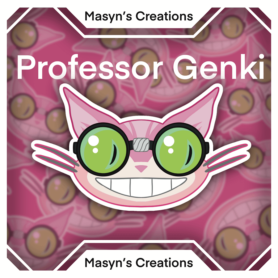 Professor Genki Sticker product image (1)