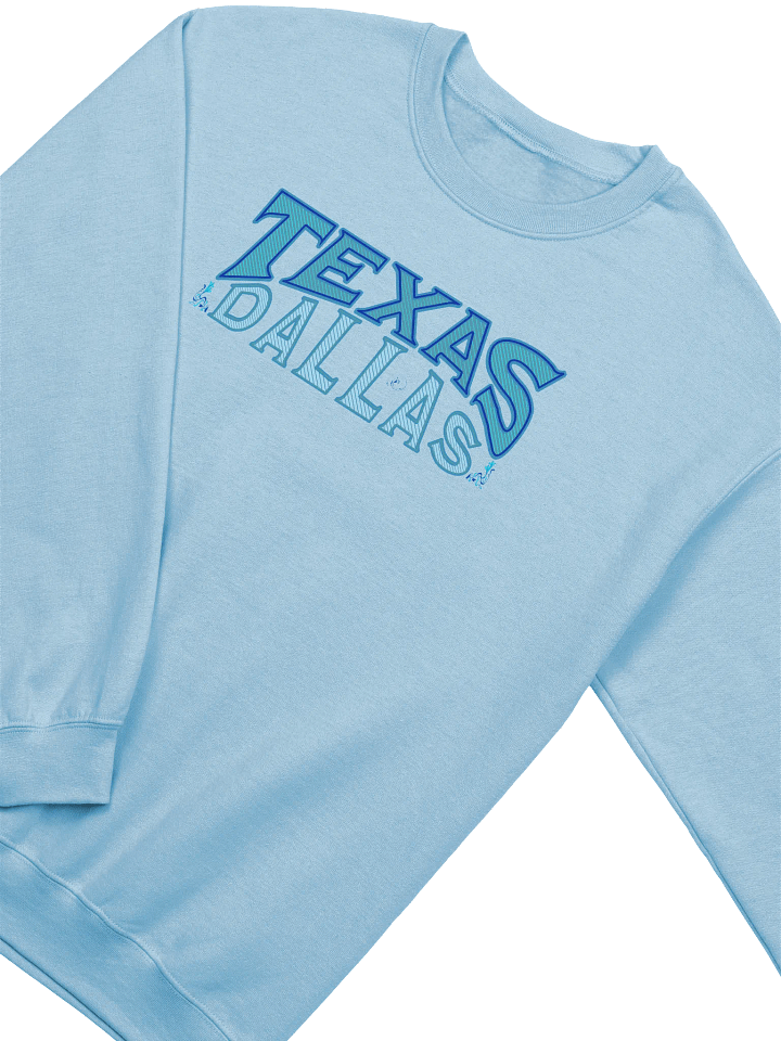 Dallas Texas Blue Crewneck Sweatshirt product image (2)