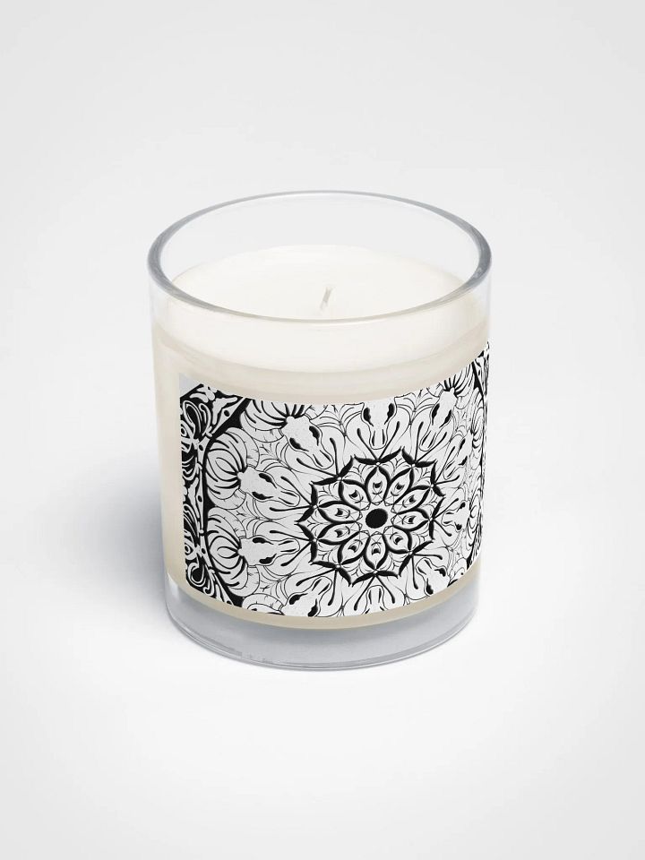 Intricate Floral Medallion Soy Wax Candle product image (2)