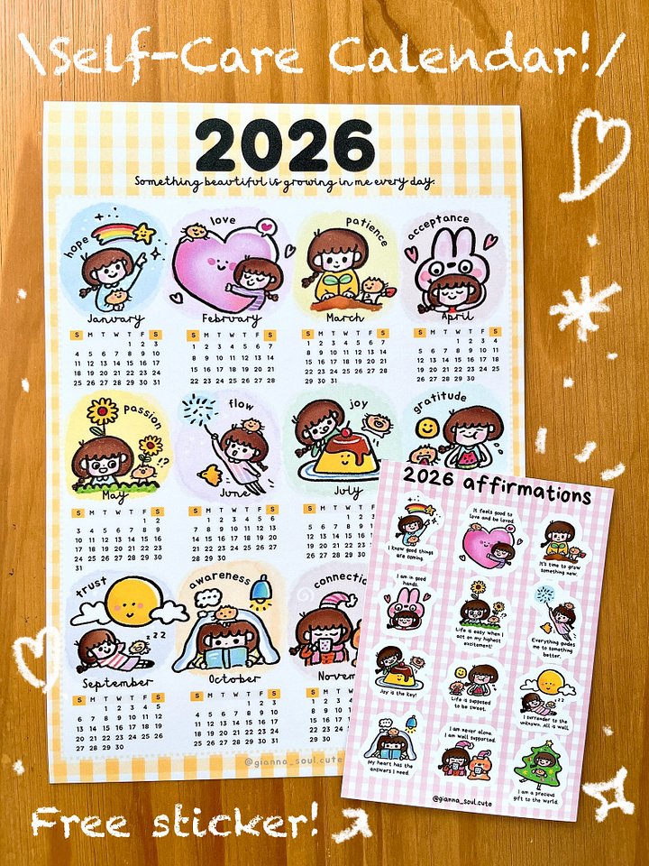 2026 Self-Care Calendar product image (1)