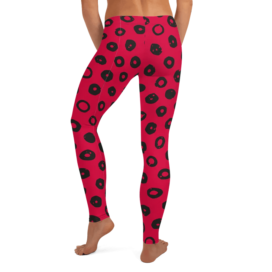 Customizable Polka-Dot Power Leggings product image (8)