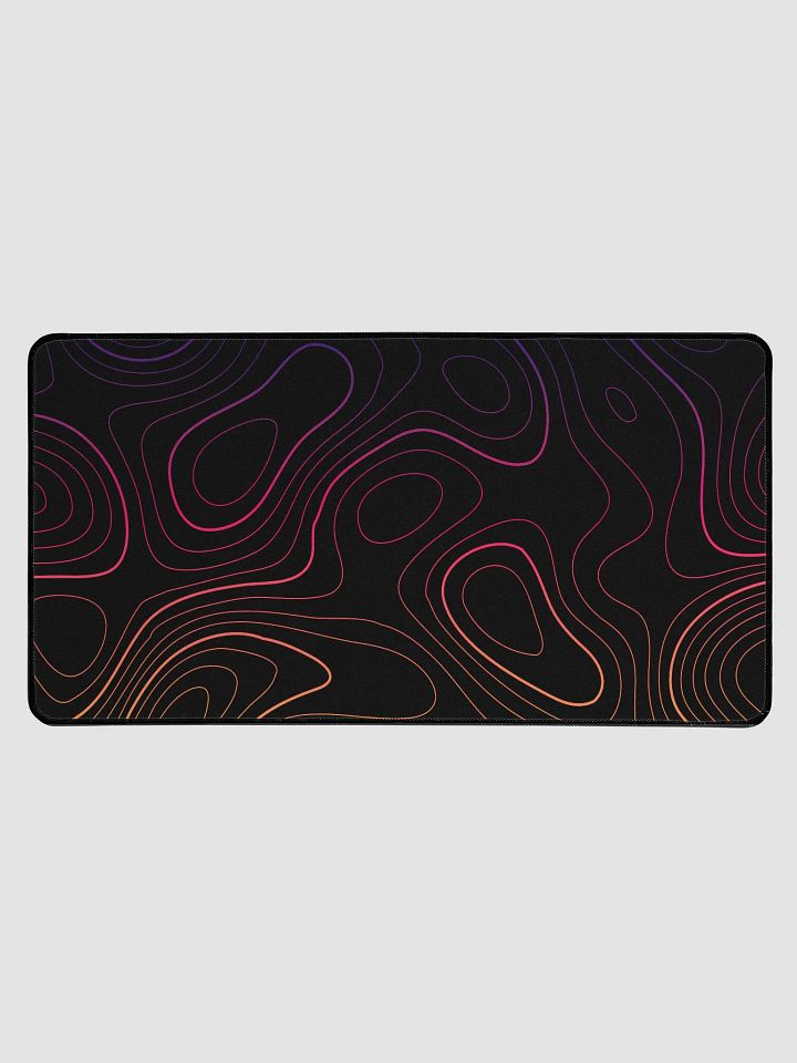 Retro Fusion: TOPO LINES WITH GRADIENT POP DESK MOUSE MAT product image (1)