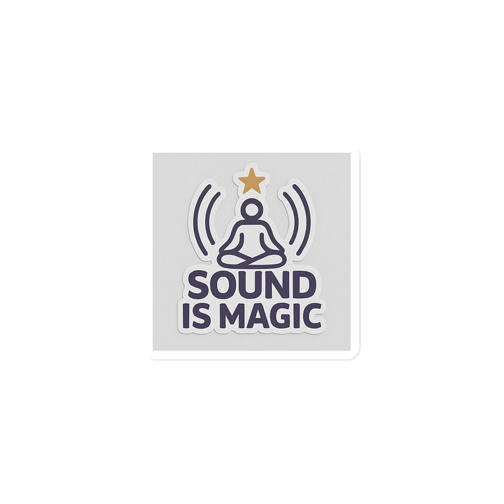 SOUND IS MAGIC — Vibration Is Power Magnet product image (1)