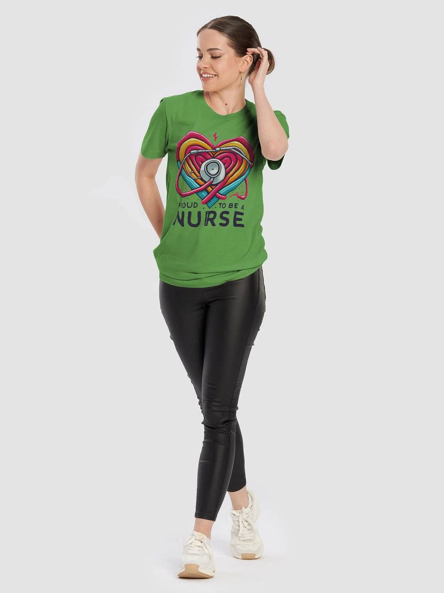 Heartbeat Nurse Stethoscope T-shirt product image (102)